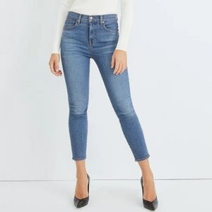Veronica Beard Debbie Skinny High Rise Ankle Jeans in Keystone blue size 25